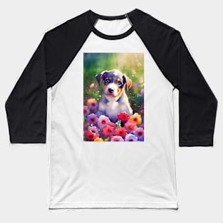 Watercolor doberman Baseball T-Shirt